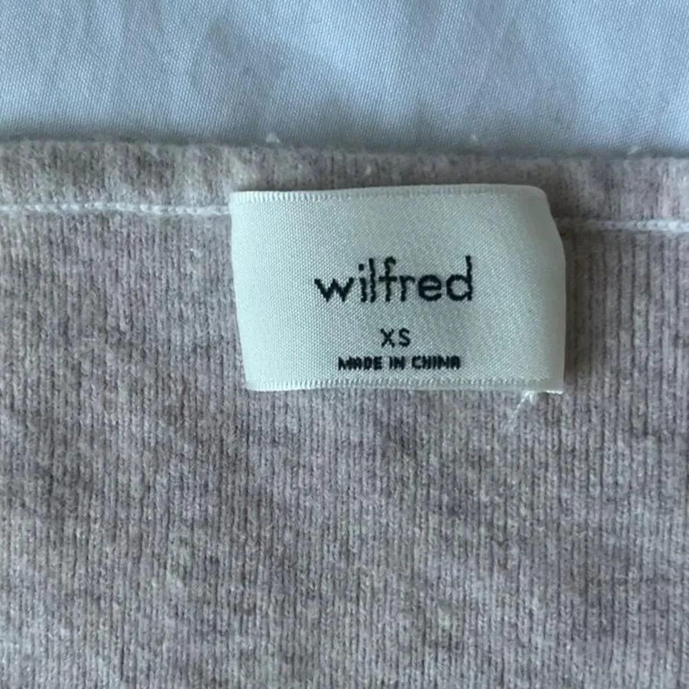 Aritzia Women's Tan and Cream Crop-top